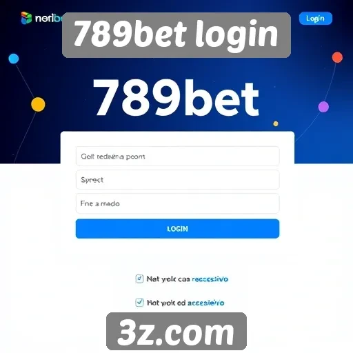 Acessibilidade do site 789bet login para novos usuários