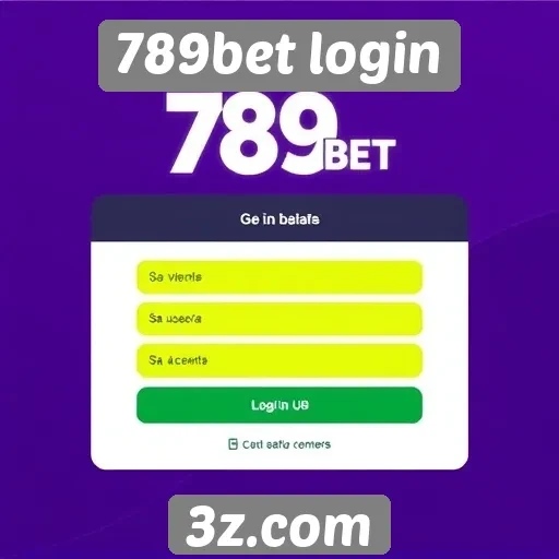 Experiência do usuário em 789bet login